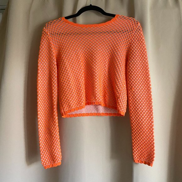 Zara Tops Zara Orange Top Poshmark